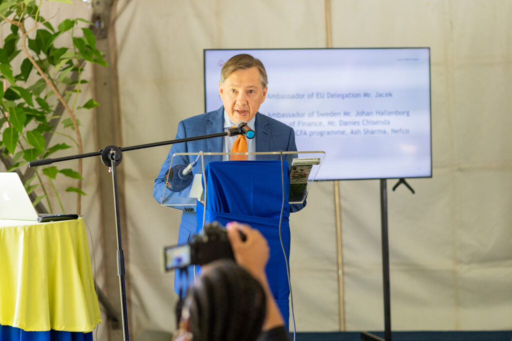 EU Ambassador opening the MCFA launch event in Lusaka, Zambia on 2 March 2023 - Jason Mulikita