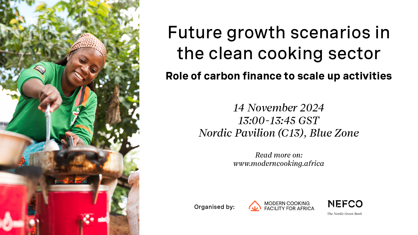COP29: Future growth scenarios in the clean cooking sector - Modern ...