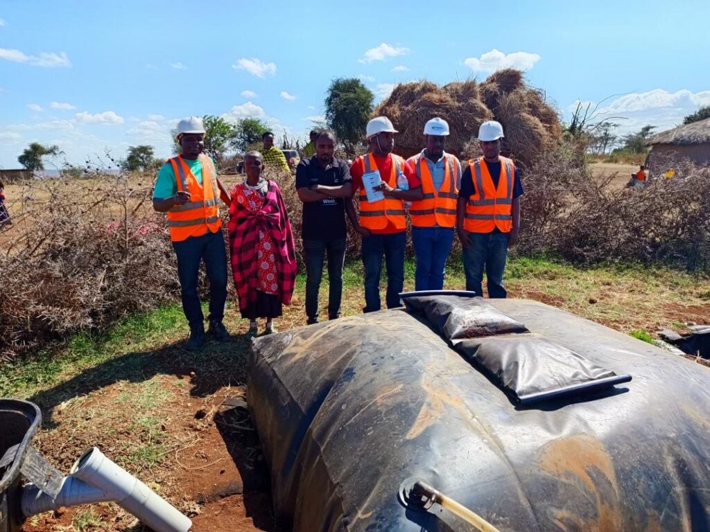 ENGIE Energy Access team installing biodigesters in rural Tanzania – Sistema.bio