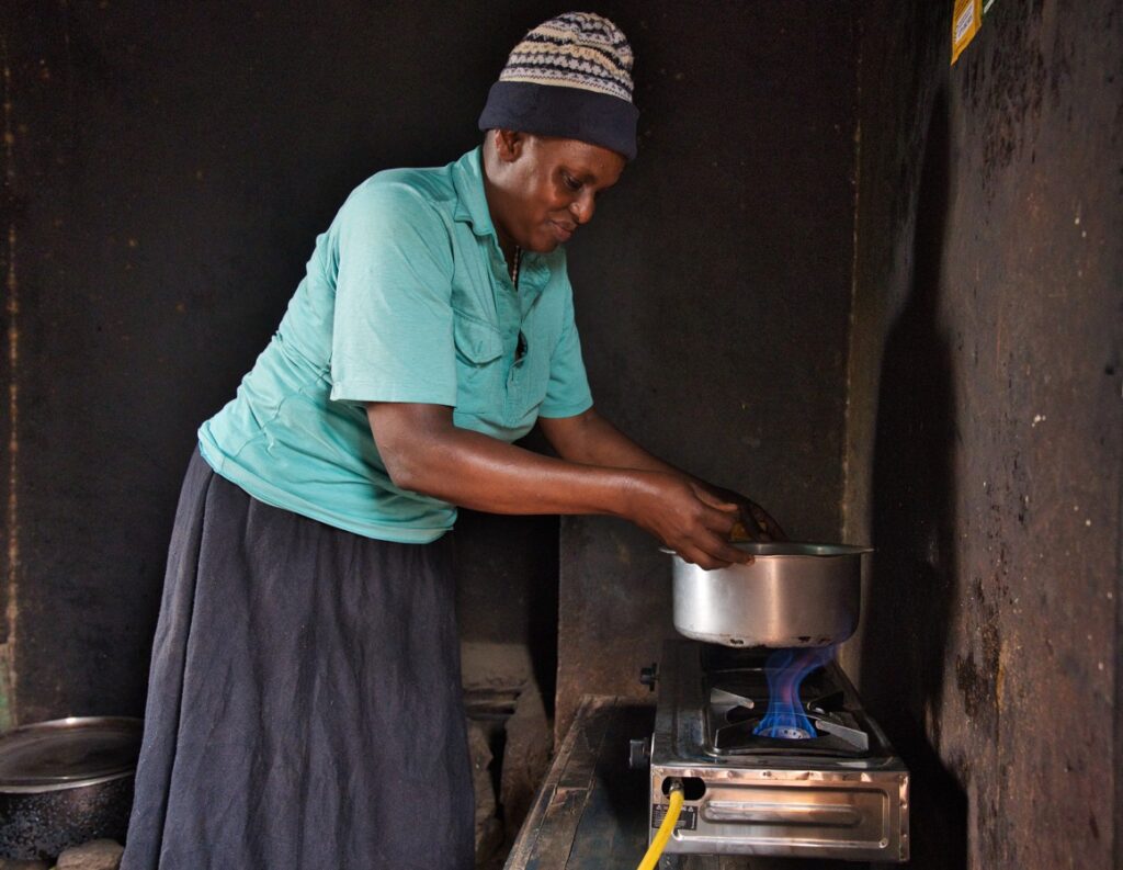 Farmer in Kenya - HomeBiogas customer - Jason Mulikita for MCFA