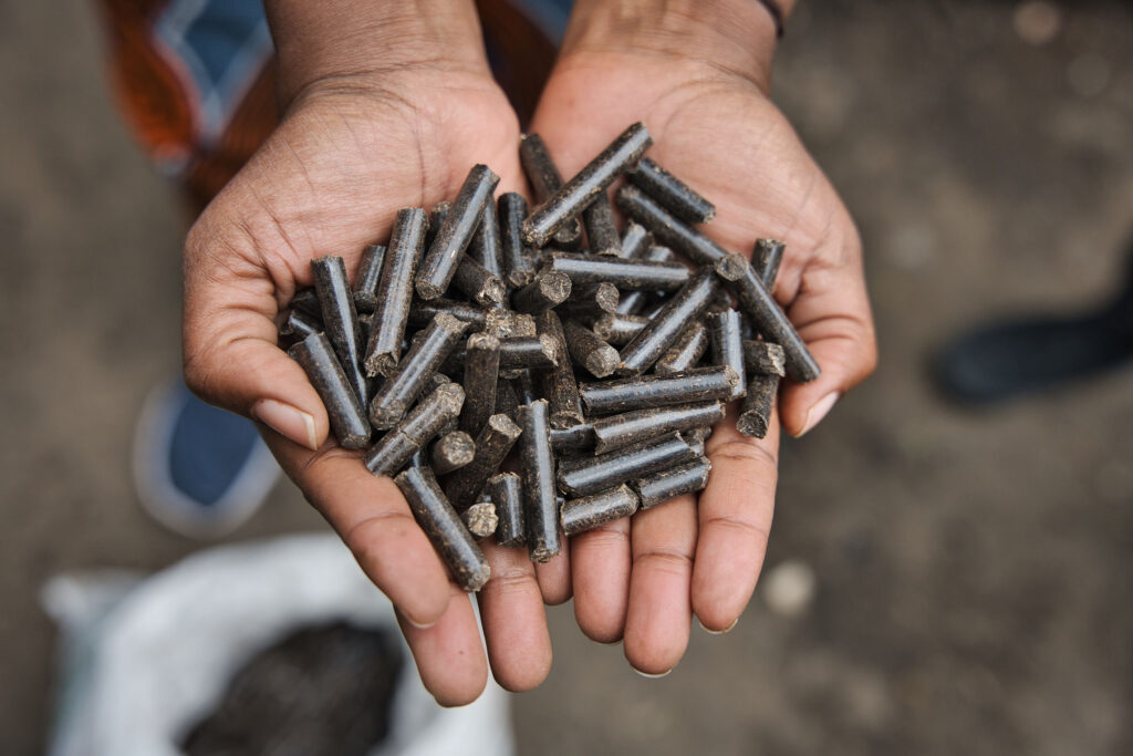 Pellets produced by EcoSafi - Jason Mulikita